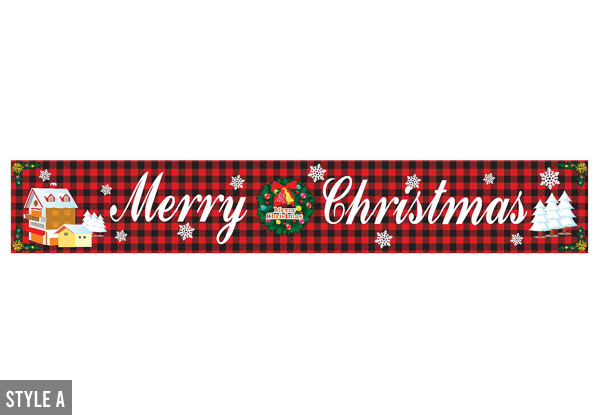 Christmas Banner - Four Styles Available