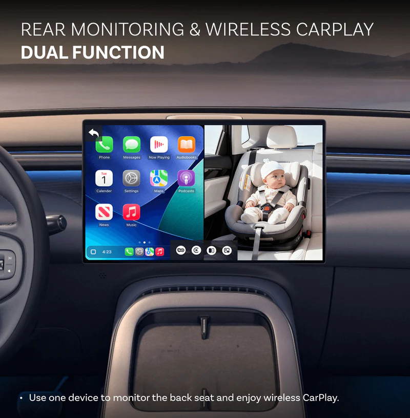 Ottocast Cabin Care Wireless CarPlay Adapter & Baby Monitor