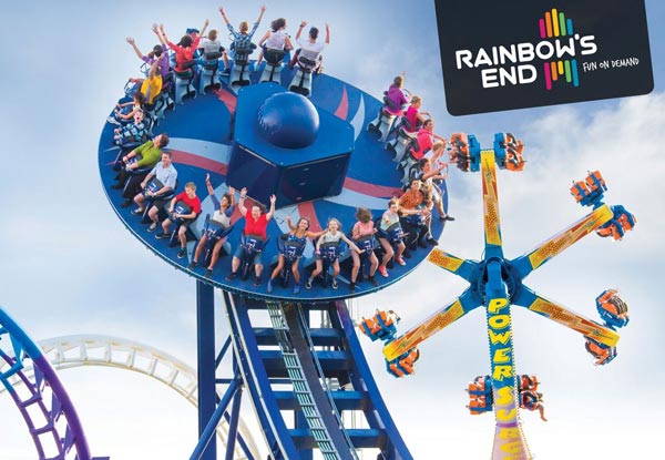 Superpass to Rainbows End incl. Admission & Unlimited Rides - Options for a Night Ride Pass or Superpass with Meal Deal or Photo Package