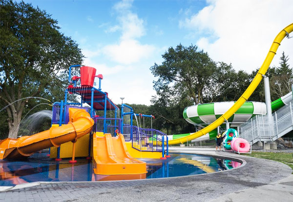 $8 for a Child or $10 for an Adult Admission incl. Pool Entry & Outdoor Slides