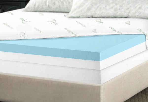 Memory Foam Dual 8cm Topper - Available in Five Sizes