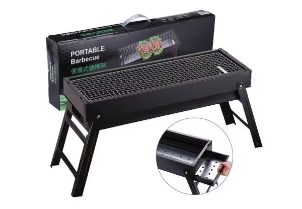 Portable Large Folding BBQ Grill Table