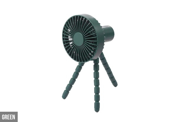 Flexible Tripod Fan - Four Colours Available & Option for Two
