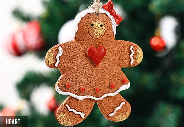 Two-Pack Gingerbread Man Christmas Party Decoration - 15 Styles Available