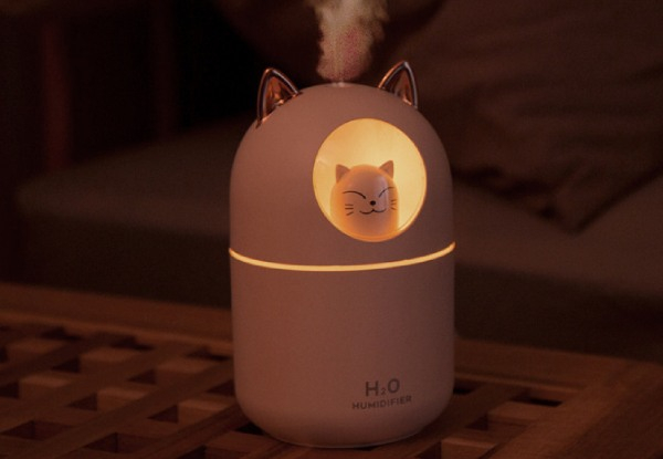 Rechargeable USB Cat Humidifier - Three Colours Available