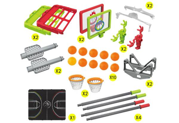 Green & Red Foosketball Table Top Play Set