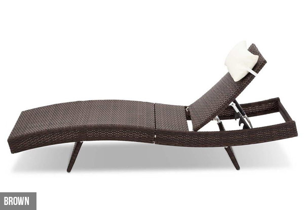 Outdoor Sun Lounger - Two Colours Available