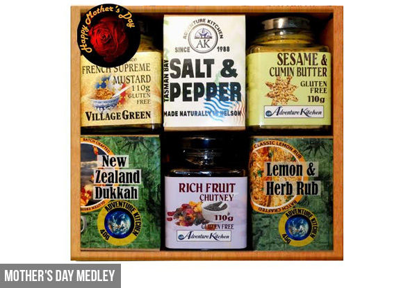 Mother's Day Condiment & Seasoning Hamper - Two Options Available incl. Nationwide Delivery