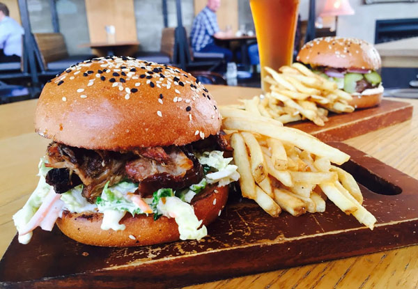 $15 for a Mac's Brew Bar Burger & Beer (value up to $28)