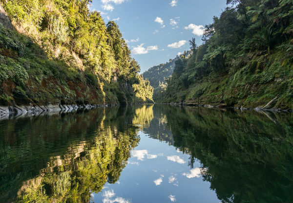 Per Person Twin-Share Wild Wanderer Bridge to Nowhere Package incl. Two Nights Accommodation, WiFi, Breakfast, Two Delicious Two-Course Dinners, Jet Boat Tour & Guided Walk with Lunch