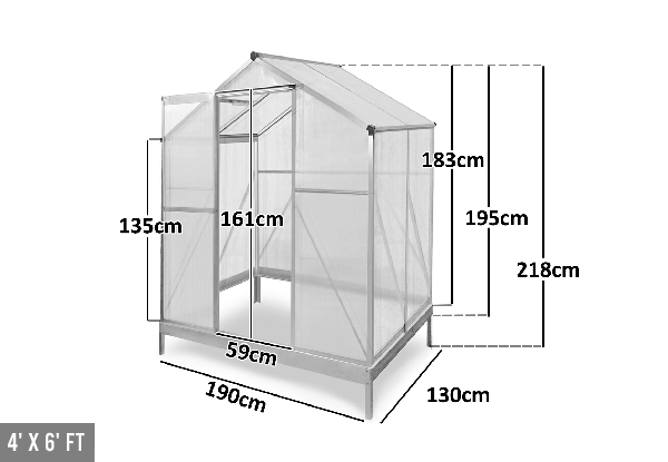Large Greenhouse - Two Sizes Available