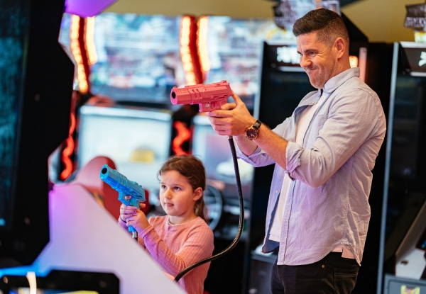 $140 Arcade Credit & a Game of Bowling for Four People - Options for Five or Six People - Bayfair, Tauranga Location - Valid from 15th February 2021