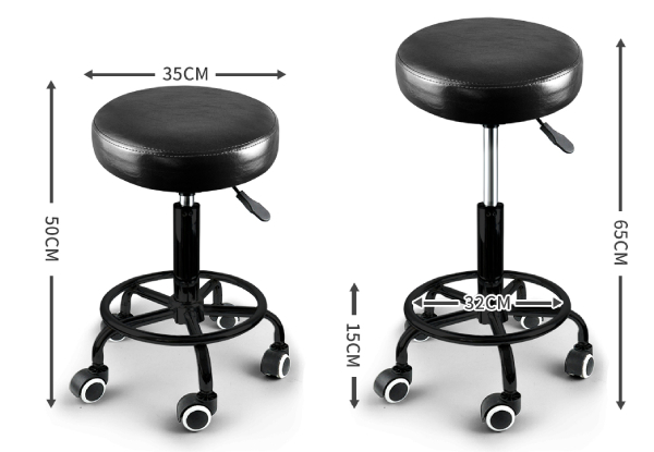 Levede Salon Swivel Bar Stool - Two Options Available