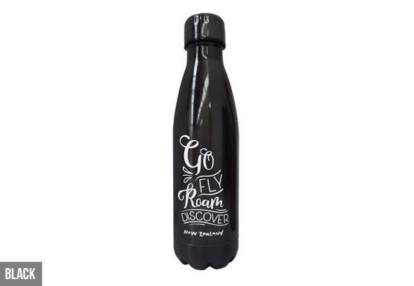 Adventure Insulated Stainless Steel Water Bottles - Three Designs Available