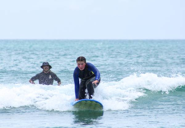 90-Minute Private Surf Lesson for One Person - Option for Two People