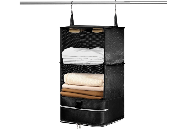 Three-Shelf Hanging Closet Organiser - Two Sizes Available