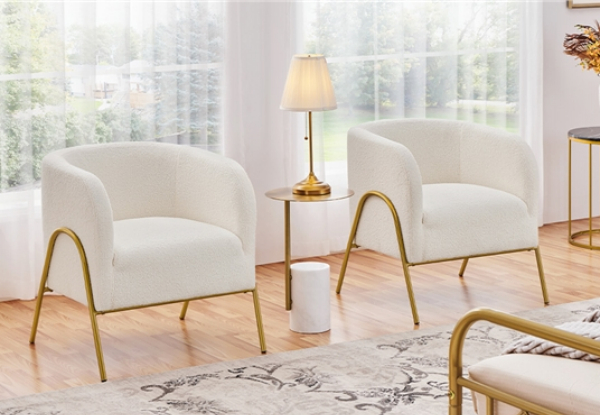 Two-Pack Contemporary Accent Armchair