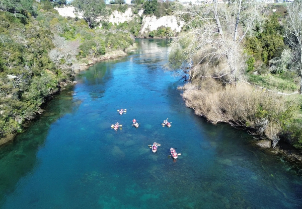 Waikato River Float Tour with Canoe & Kayak Taupo from $54