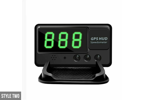 Car HUD GPS Speedometer incl. Mount - Two Options Available