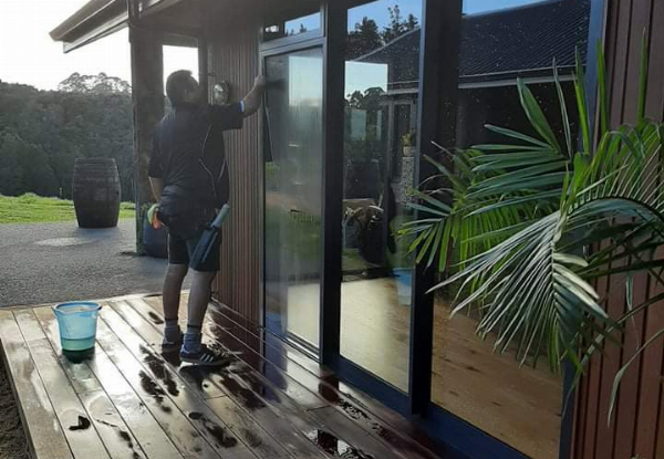 Interior & Exterior Window Cleaning for up to a Five-Bedroom Home - Options for Single Storey, Split Level & Two-Storey Homes