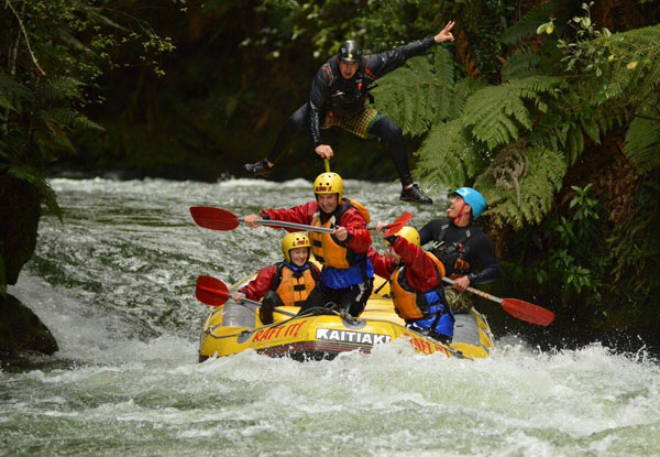 3.5 Hour Kaituna River White Water Rafting Experience incl. Online Photo Pack - Options for Up to 8 People
