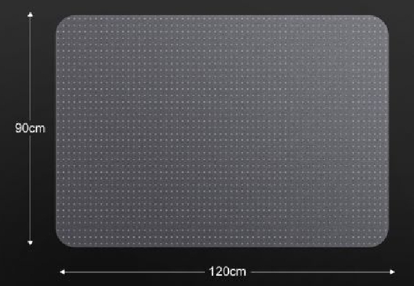 Carpet Floor PVC Computer Office Chairmat Rectangle Protector - Two Sizes Available