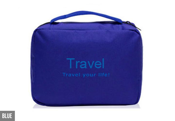 Compact Hanging Toiletry Kit - Four Colours Available