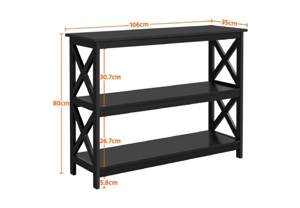 Three-Tier Hall Console Table - Two Colours Available