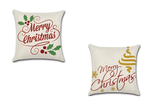Christmas Cushion Cover - Five Styles Available