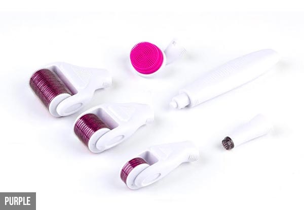 Six-in-One Derma Roller - Two Colours Available with Free Delivery
