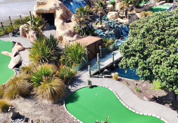 18 Holes of Mini Golf for One Person