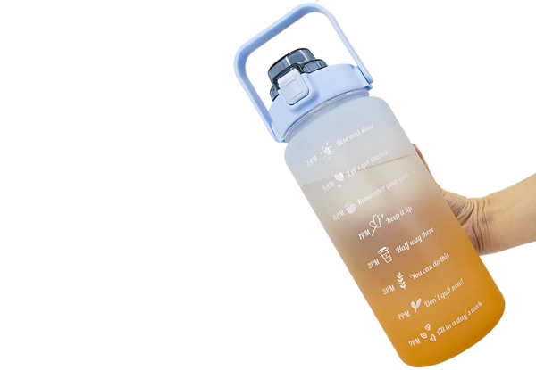 2000ml Time Water Bottle - Two Options Available