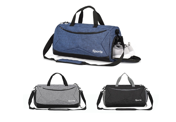 Gym/Travel Bag with Shoe Compartment - Three Colours Available with Free Delivery