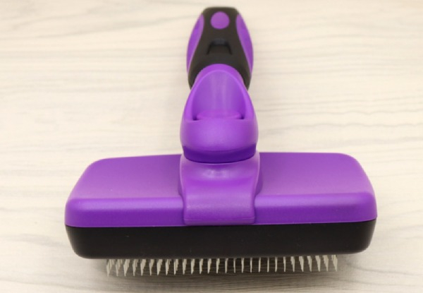 Pet Self-Cleaning Slicker Brush