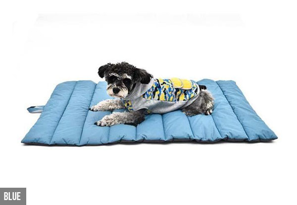 Large Foldable Water Resistant Dog Bed Mat - Two Colours Available