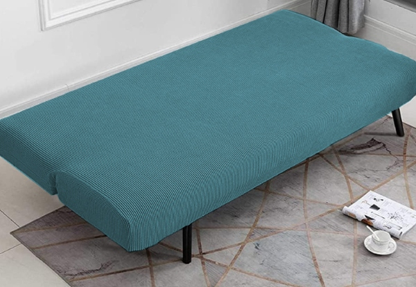 Stretchable Armless Sofa Cover - Available in Six Colours & Three Sizes