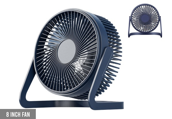 Portable USB Desktop Fan - Two Sizes Available