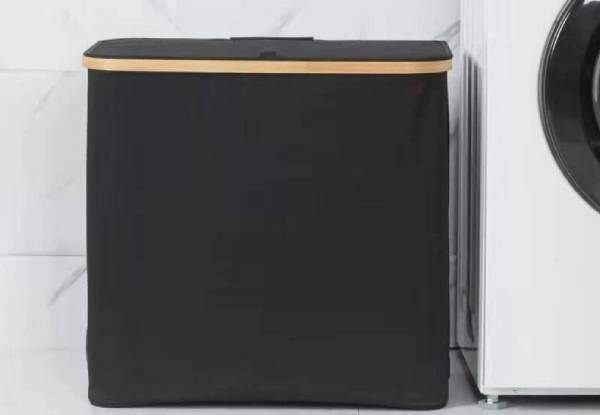 Laundry Basket Hamper with Lid - Two Colours Available