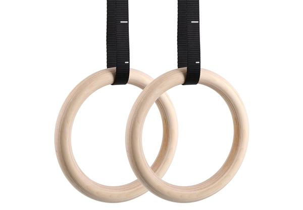 Natural Wooden Gymnastics Rings