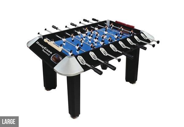 Premium Foosball Soccer Games Table - Two Sizes Available