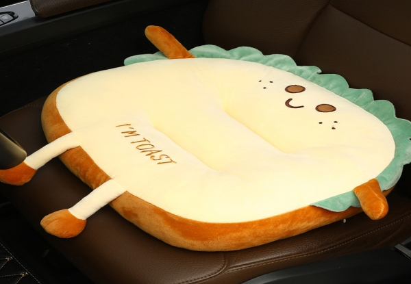 Cute Face Toast Bread Cushion