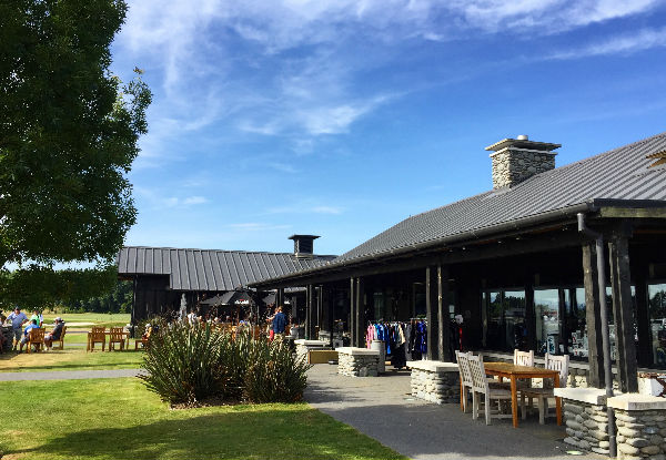 Round of Golf & Bunker Cafe Food & Beverage Voucher - Options for up to Four People