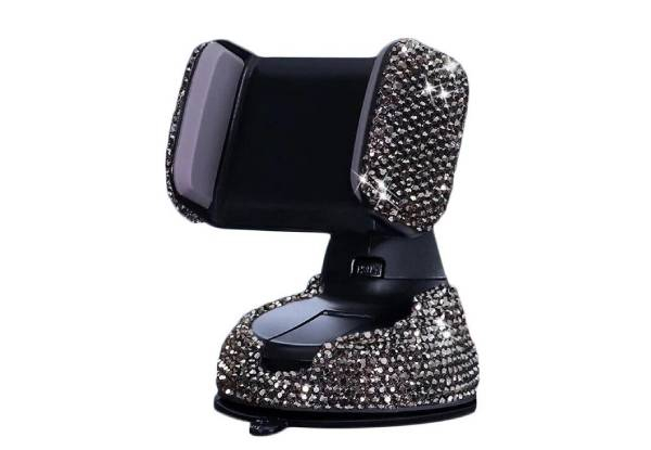 Mobile Phone Bracket with Big Crystal Rhinestone  - Six Colours Available