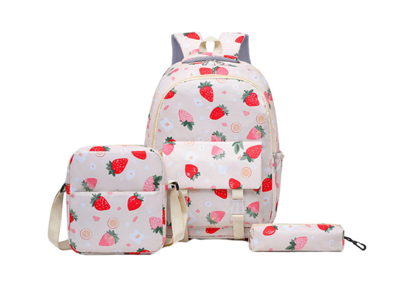 Kids Backpack with Lunch & Pencil Bag Set - Available in Three Colours & Option for Two Sets