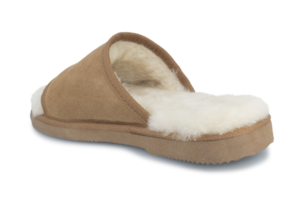 Ugg Australian-Made Water-Resistant Essentials Classic Unisex Sheepskin Open Toe Wool Scuffs - 10 Sizes Available