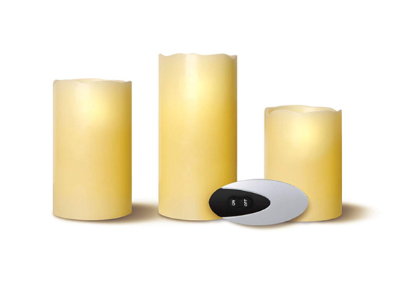 Three-Pack LED Candle Set - Option for Six- & Nine-Pack Available