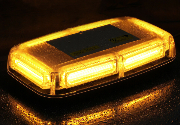 6-COB LED Beacon Flashing Strobe Amber Light