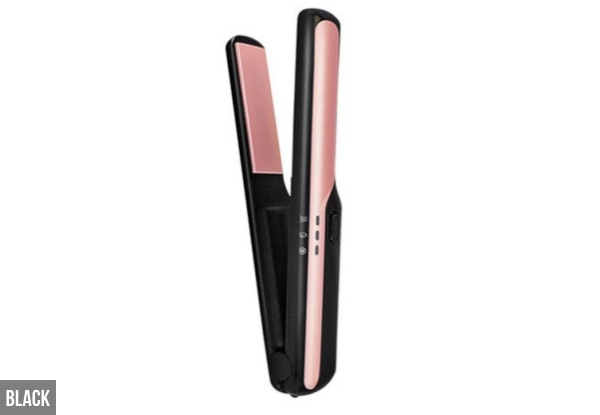 Cordless Rechargeable Hair Straightener - Two Colours Available