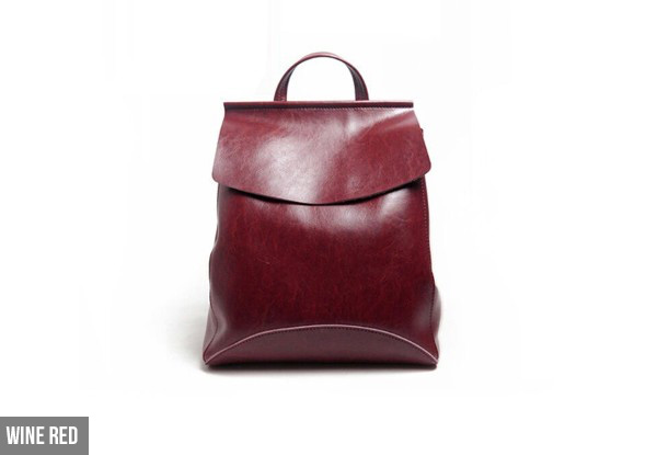 Leather Backpack - Four Colours Available