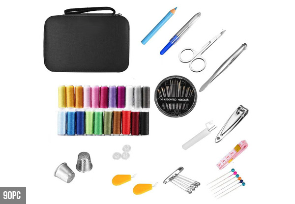 40-Piece Sewing Kit with Accessories - Option for 90-Piece Available